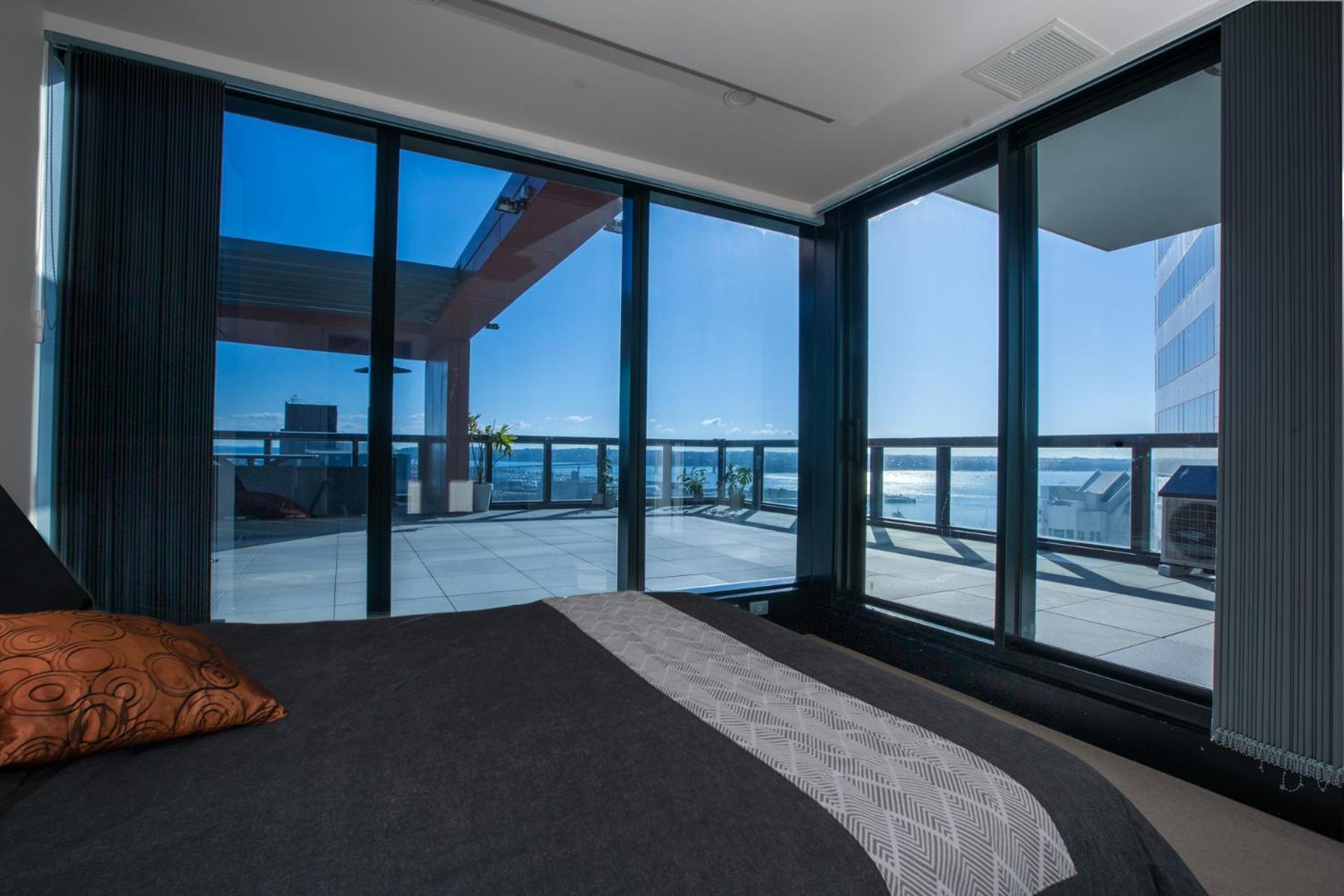 天空城景 海景 私人大阳台公寓 Auckland Exterior photo